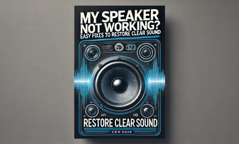 my speaker
