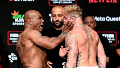 tyson vs paul time