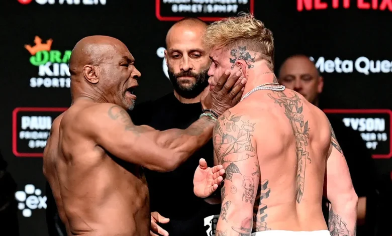 tyson vs paul time